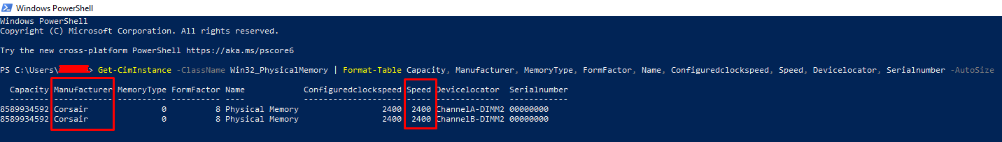 finding your RAM speed