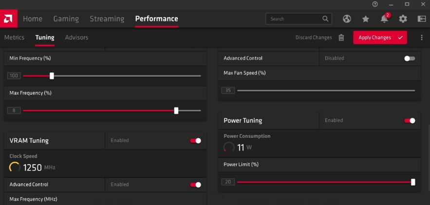 Revert to Non-Overclock Settings