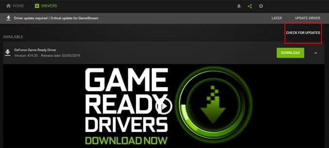 UpdateRollback GPU Drivers