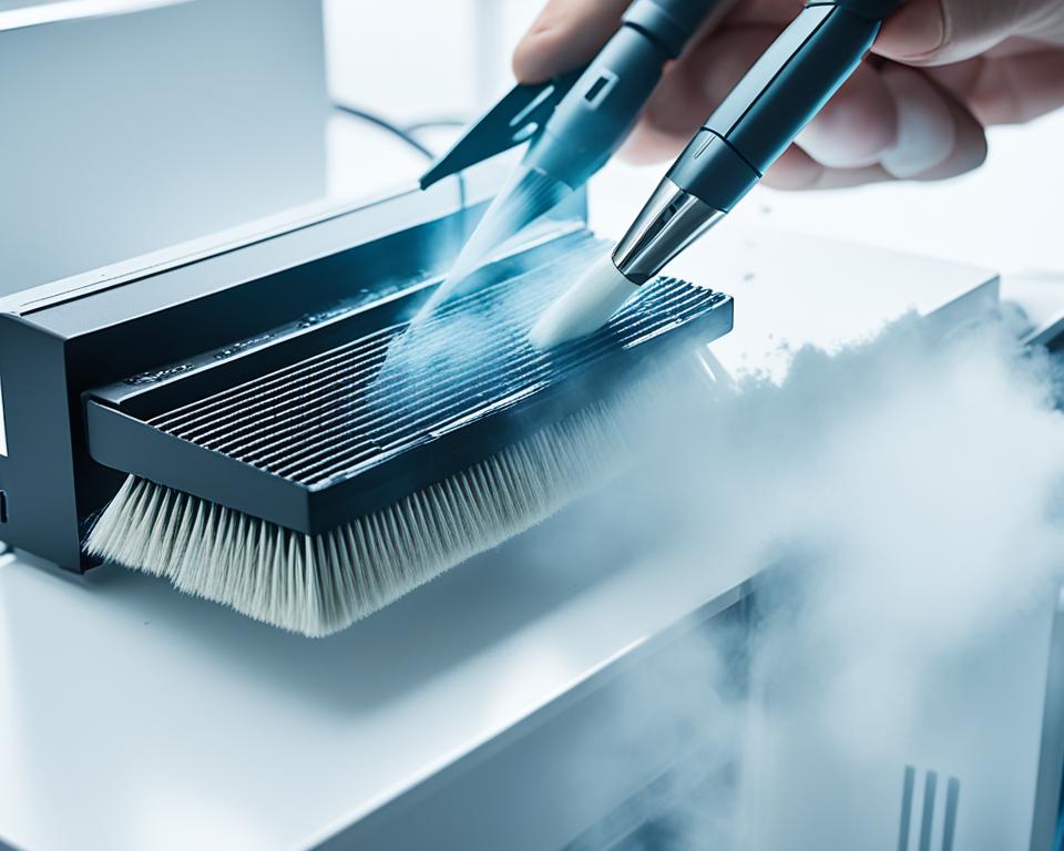 Dust removal techniques for computer