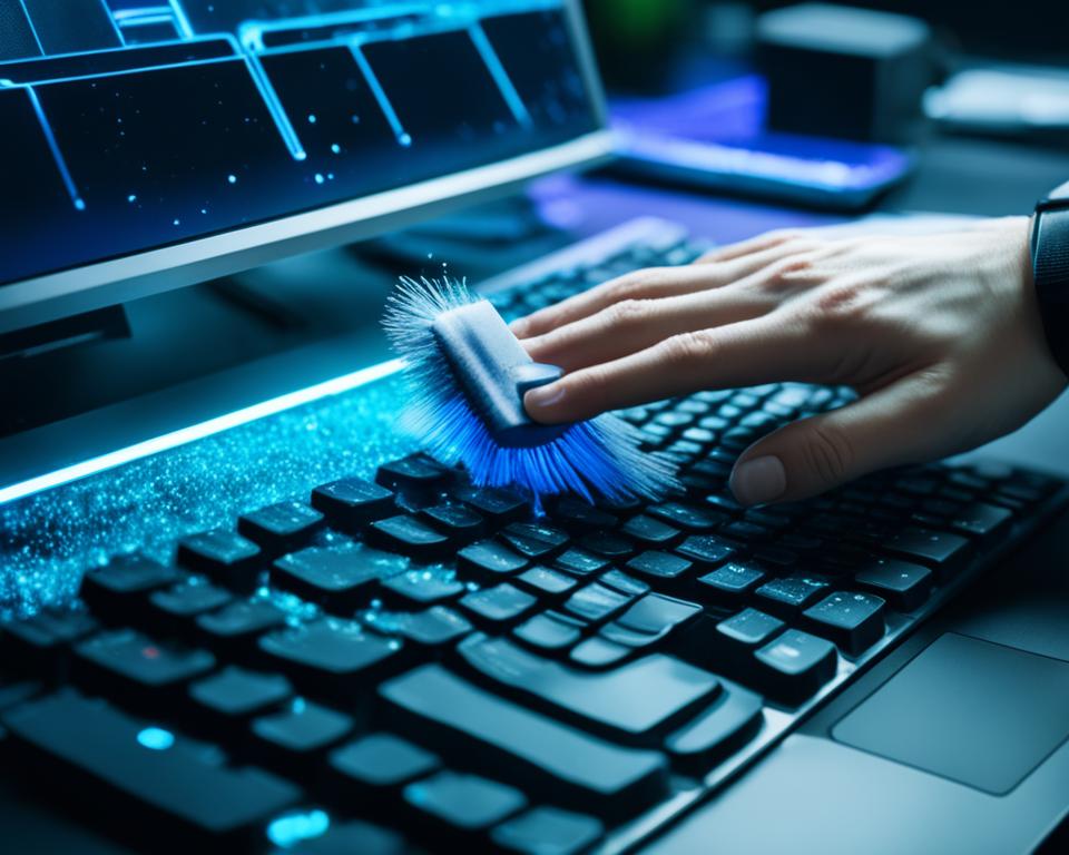 Dust removal techniques for computer