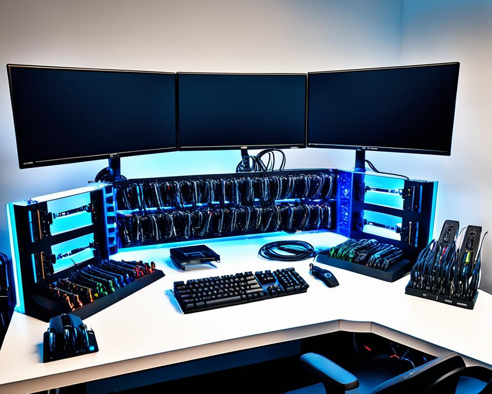 Desk cable management desk cable management