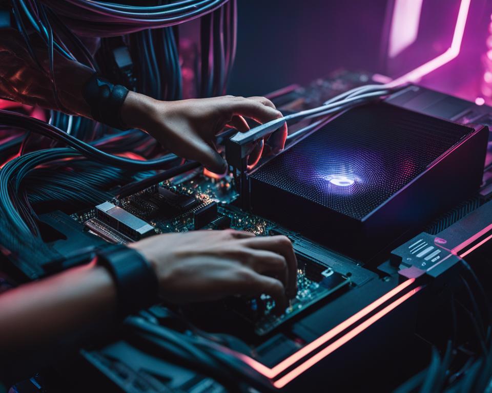 Disconnecting power cables from graphics card disconnecting power cables from graphics card