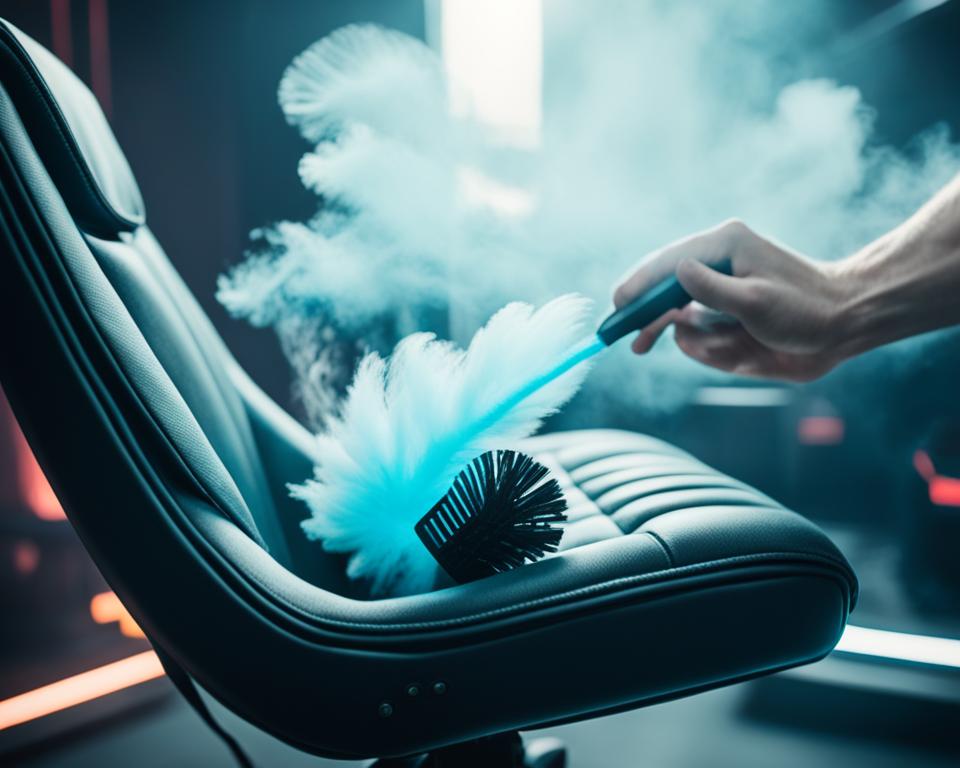 Dusting gaming chair image dusting gaming chair image