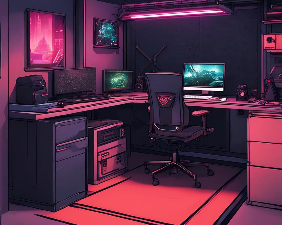 how to make a gaming setup in a small room