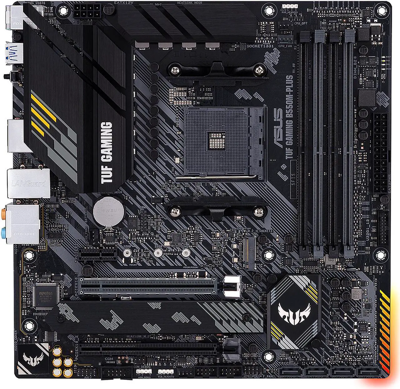 Best motherboard for ryzen 5600g and 5700g in 2026 option: 2 ASUS TUF Gaming B550M-PLUS motherboard - top pick for Ryzen 5600G and 5700G